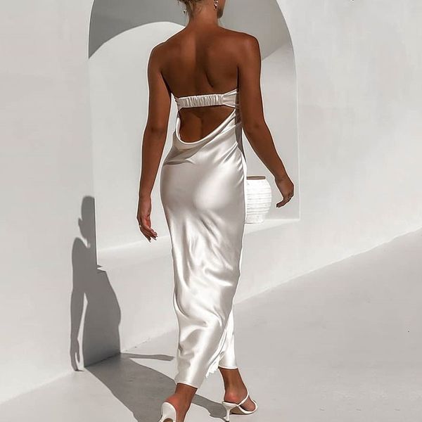party dresses summer satin dress backless women party dress arrivals stretchy long dress elegant celebrity club night dresses 221123, White;black
party dresses summer satin dress backless women party dress arrivals stretchy long dress elegant celebrity club night dresses 221123, White;black
