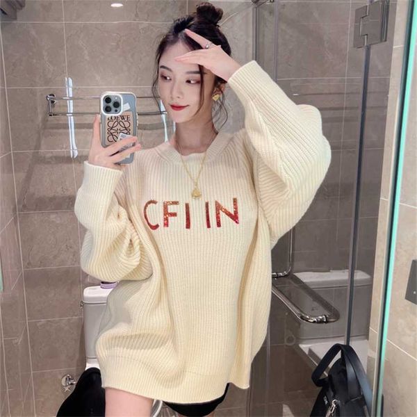 autumn winter new version loose slim neck long mid length sweater versatile top, Black;brown
autumn winter new version loose slim neck long mid length sweater versatile top, Black;brown