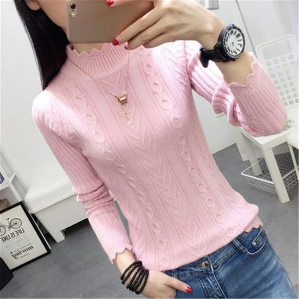 women's sweaters korean autumn winter sweater female half turtleneck long sleeve bottoming shirt short slim knit thickened solid twist, White;black
women's sweaters korean autumn winter sweater female half turtleneck long sleeve bottoming shirt short slim knit thickened solid twist, White;black