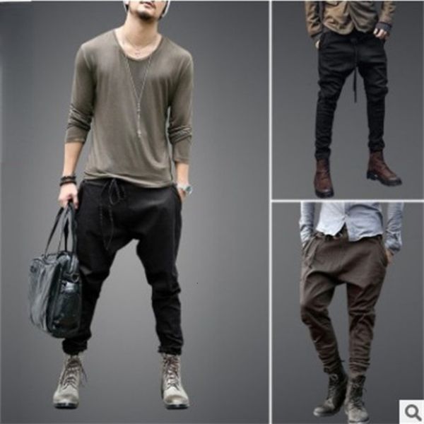 men s pants spring summer solid color loose straight vintage low waist pocket pencil cross calf length 221123, Black
men s pants spring summer solid color loose straight vintage low waist pocket pencil cross calf length 221123, Black