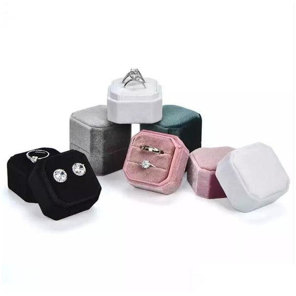 jewelry boxes octagon shape double ring box holder jewelry organizer earrings storage cases for ceremony girls proposal drop deliver dhnro, Black;white
jewelry boxes octagon shape double ring box holder jewelry organizer earrings storage cases for ceremony girls proposal drop deliver dhnro, Black;white
