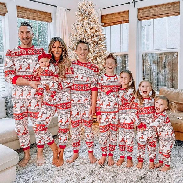 family matching outfits christmas moose printed pajama sets casual soft parent-child 2 pieces loungewear baby rompers xmas look 221122, Blue
family matching outfits christmas moose printed pajama sets casual soft parent-child 2 pieces loungewear baby rompers xmas look 221122, Blue