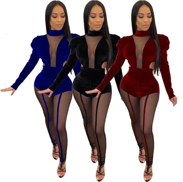 women's jumpsuits rompers okayoasis women oneck long sleeve bodycon velvet party jumpsuit backless elegant mesh club jumpsuit romper 22, Black;white
women's jumpsuits rompers okayoasis women oneck long sleeve bodycon velvet party jumpsuit backless elegant mesh club jumpsuit romper 22, Black;white