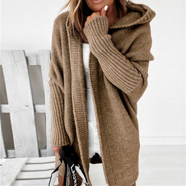 women's knits tees long hooded cardigan women solid color braid knit overcoat loose ladies sweaters coat plus 221123, White
women's knits tees long hooded cardigan women solid color braid knit overcoat loose ladies sweaters coat plus 221123, White