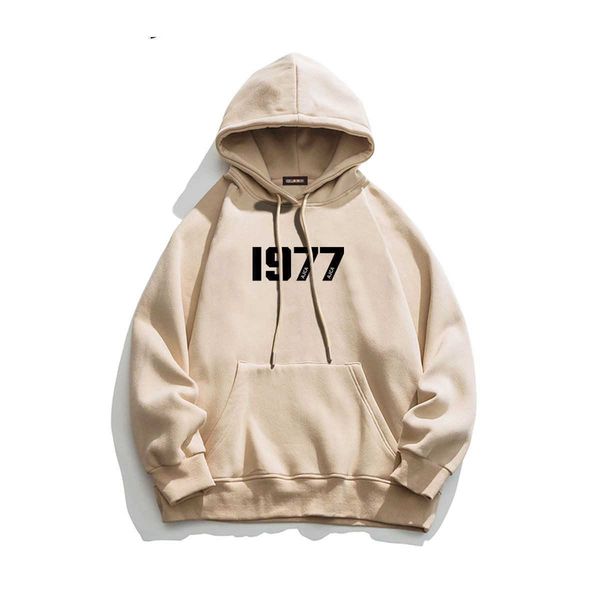 designer luxury 1977 classic 100% cotton autumn news men's and women's loose hooded sweater design sense ins casual couple coat, Black
designer luxury 1977 classic 100% cotton autumn news men's and women's loose hooded sweater design sense ins casual couple coat, Black