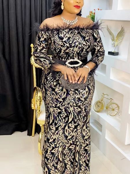 party dresses maxi long for women elegant classy sequined feathered off shoulder sparkly fomal wedding evening gown winter 2023 221123, White;black
party dresses maxi long for women elegant classy sequined feathered off shoulder sparkly fomal wedding evening gown winter 2023 221123, White;black
