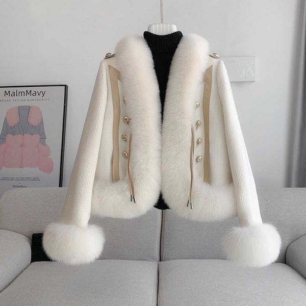 women's wool blends haining fur women 2022 winter new real fur fox hair young temperament fur coat women, Black
women's wool blends haining fur women 2022 winter new real fur fox hair young temperament fur coat women, Black