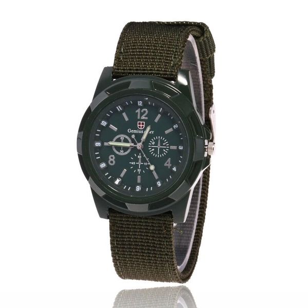 luxury gemius army military watch analog nylon band watches trendy sport outdoor fabric knight wristwatch for christmas gift, Slivery;brown
luxury gemius army military watch analog nylon band watches trendy sport outdoor fabric knight wristwatch for christmas gift, Slivery;brown