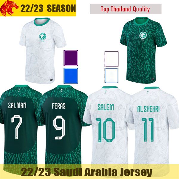 22 23 saudi arabia soccer jerseys salem 2022 world cup al shehri feras salman football shirt yasser al hassan nawaf hattan kanno saud mens n, Gray
22 23 saudi arabia soccer jerseys salem 2022 world cup al shehri feras salman football shirt yasser al hassan nawaf hattan kanno saud mens n, Gray