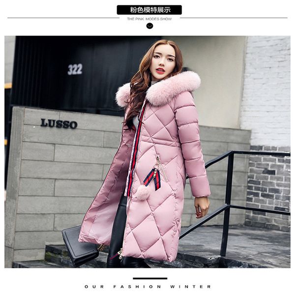 parkas puffer jackets big fur winter coat thickened parka women stitching slim long coat cotton ladies down jacket womens, Black
parkas puffer jackets big fur winter coat thickened parka women stitching slim long coat cotton ladies down jacket womens, Black