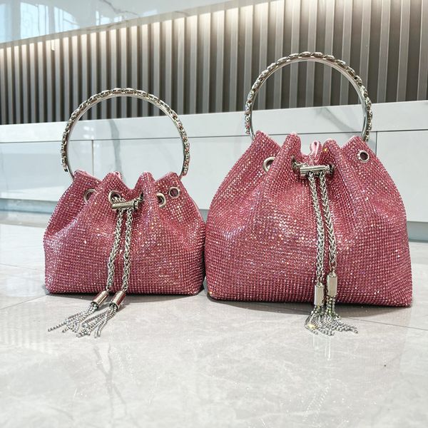 women's bag autumn/winter new diamond ring bucket bags chain single shoulder oblique cross bag small pink handbag
women's bag autumn/winter new diamond ring bucket bags chain single shoulder oblique cross bag small pink handbag
