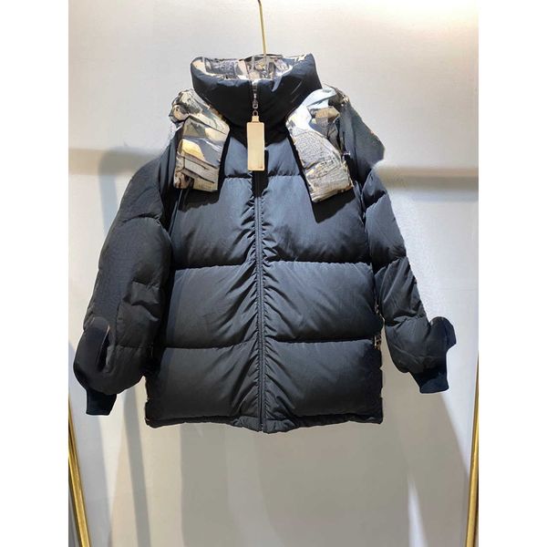 brand women's down designer design winter warm coat winter new double sided wearable men's and women's down down filling loos, Black
brand women's down designer design winter warm coat winter new double sided wearable men's and women's down down filling loos, Black