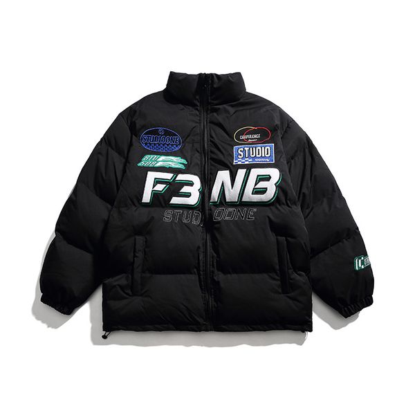winter men thermal heavy coats letter embroidery thicken padded jackets, Black;brown
winter men thermal heavy coats letter embroidery thicken padded jackets, Black;brown