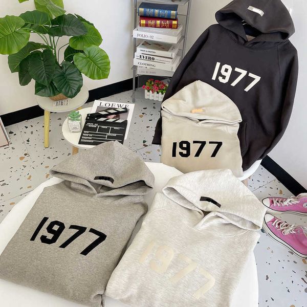 men's hoodie autumn and winter new ess high street double line sweater 1977 digital flocking hooded plush long sleeve shirt for men wom, Black
men's hoodie autumn and winter new ess high street double line sweater 1977 digital flocking hooded plush long sleeve shirt for men wom, Black