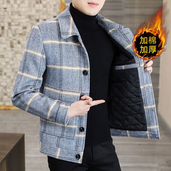 men's wool blends british style winter jacket casual loose coats man high-quality plaid woolen for men slim fit warm s 221123, Black
men's wool blends british style winter jacket casual loose coats man high-quality plaid woolen for men slim fit warm s 221123, Black