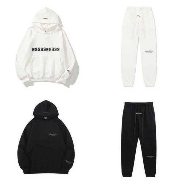 men's luxury brand tracksuits sweatshirts letter esss hoodies men women sportswear pants suit hooded sweater casual pullover couple ho, Black
men's luxury brand tracksuits sweatshirts letter esss hoodies men women sportswear pants suit hooded sweater casual pullover couple ho, Black