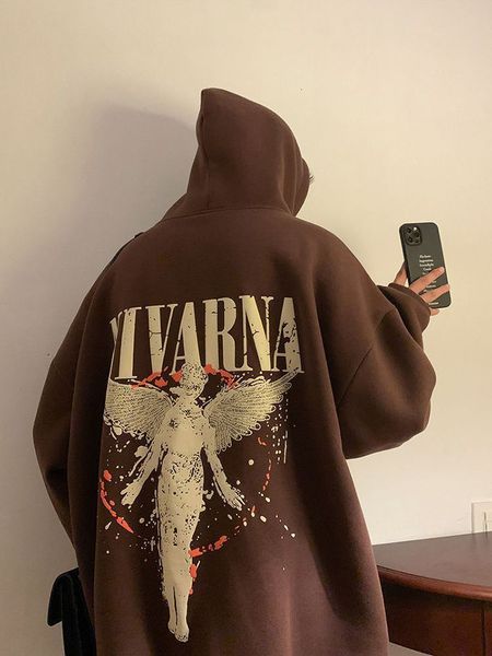 men's hoodies sweatshirts autumn and winter american retro sweater for men women hooded loose versatile trend high street couple coat i, Black
men's hoodies sweatshirts autumn and winter american retro sweater for men women hooded loose versatile trend high street couple coat i, Black
