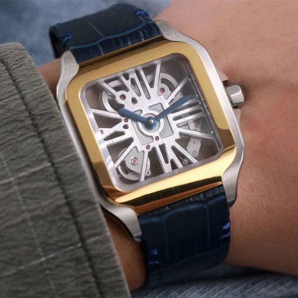 watch mens watch fully automatic mechanical watches hollow design sapphire double folding clasp leather strap wristband waterproof, Slivery;brown
watch mens watch fully automatic mechanical watches hollow design sapphire double folding clasp leather strap wristband waterproof, Slivery;brown