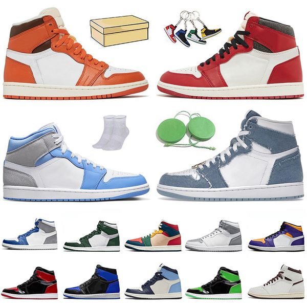2023 jumpman 1 basketball shoes retros starfish denim high og lost found true university blue stealth patent bred mens women trainers sports
2023 jumpman 1 basketball shoes retros starfish denim high og lost found true university blue stealth patent bred mens women trainers sports