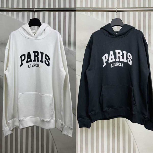 fashion brand classic hoodie balanciagas autumn and winter chest letter print loose casual men's and women's pullovers, Black
fashion brand classic hoodie balanciagas autumn and winter chest letter print loose casual men's and women's pullovers, Black