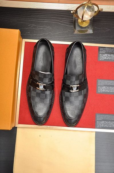 38model men formal pointed toe shoe casual designer business pattern leather fashion flat brown low mens luxury loafers the new listing shoe, Black
38model men formal pointed toe shoe casual designer business pattern leather fashion flat brown low mens luxury loafers the new listing shoe, Black