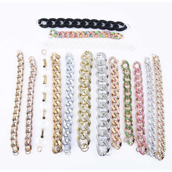 shoe parts accessories croc charms chain for girls women bling strap shoes decoration colorful chains charms, White;pink
shoe parts accessories croc charms chain for girls women bling strap shoes decoration colorful chains charms, White;pink