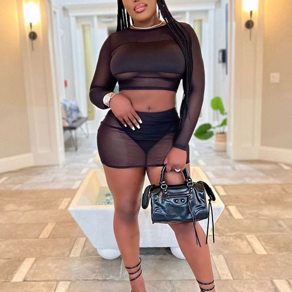 two piece dress personality street women's clothing autumn mesh stitching seethrough buttlift underwear suit female 221123, White
two piece dress personality street women's clothing autumn mesh stitching seethrough buttlift underwear suit female 221123, White