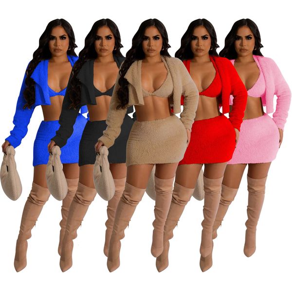 two piece dress fur bikini jacket two piece skirt sets women winter clothing elegant luxury outfit club party 2 pieces set dress mini 221123, White
two piece dress fur bikini jacket two piece skirt sets women winter clothing elegant luxury outfit club party 2 pieces set dress mini 221123, White