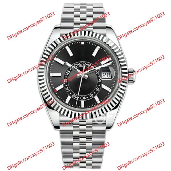 highquality men's watch 2813 automatic mechanical watch 326934 42mm black dial sapphire glass stainless steel wristwatch with white 326, Slivery;brown
highquality men's watch 2813 automatic mechanical watch 326934 42mm black dial sapphire glass stainless steel wristwatch with white 326, Slivery;brown