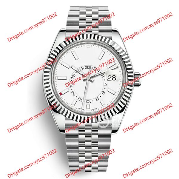 highquality men's watch 2813 automatic mechanical watch 326934 42mm white dial sapphire glass stainless steel wristwatch with black 326, Slivery;brown
highquality men's watch 2813 automatic mechanical watch 326934 42mm white dial sapphire glass stainless steel wristwatch with black 326, Slivery;brown