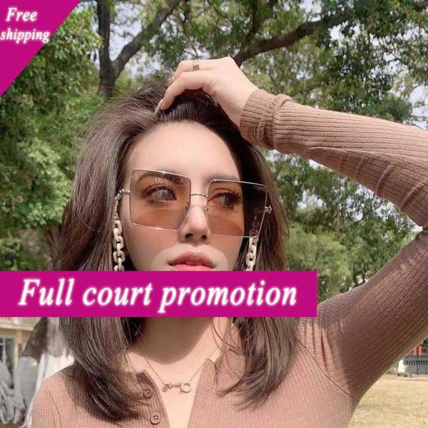 designer sunglasses g family letter net red same model with chain ins large square sunglasses women's fashion versatile gg0886, White;black
designer sunglasses g family letter net red same model with chain ins large square sunglasses women's fashion versatile gg0886, White;black