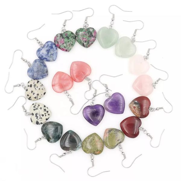 natural stone love heart charms earrings hand carved crystal quartz mini earring pendant jewelry, Golden
natural stone love heart charms earrings hand carved crystal quartz mini earring pendant jewelry, Golden