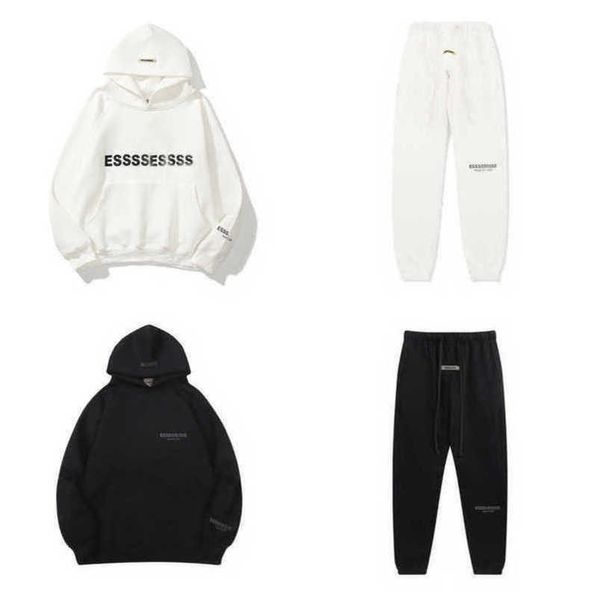 men's classic luxury tracksuits sweatshirts letter essss hoodies men women sportswear pants suit hooded sweater casual pullover couple, Gray
men's classic luxury tracksuits sweatshirts letter essss hoodies men women sportswear pants suit hooded sweater casual pullover couple, Gray