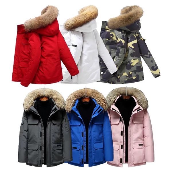 winter puffy jackets parkas short large fur collar thickened waterproof windser thick real wolf fur keep warm down coats size s-xxxxl, Black
winter puffy jackets parkas short large fur collar thickened waterproof windser thick real wolf fur keep warm down coats size s-xxxxl, Black