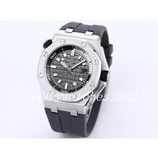 designer watch 42mm size luxury automatic mechanical/quartz two versions multiple colors rubber strap classic sports fully mens wristwatch, Slivery;brown
designer watch 42mm size luxury automatic mechanical/quartz two versions multiple colors rubber strap classic sports fully mens wristwatch, Slivery;brown