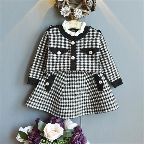 2023 sprint new girls' set autumn and winter kids' western sweater knitted plaid skirt with ear collar fashion temperament girls c, White
2023 sprint new girls' set autumn and winter kids' western sweater knitted plaid skirt with ear collar fashion temperament girls c, White