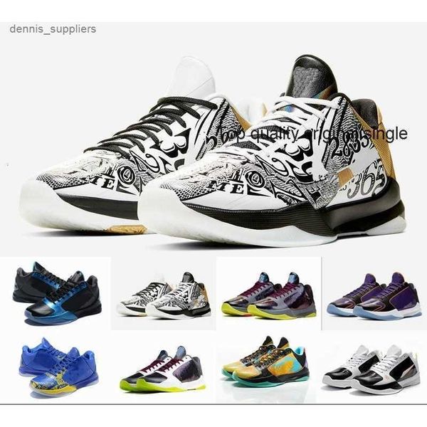 outdoor mens zoom v protro lakers 5s basketball shoes black mamba baskets sports trainers designer sneakers with box