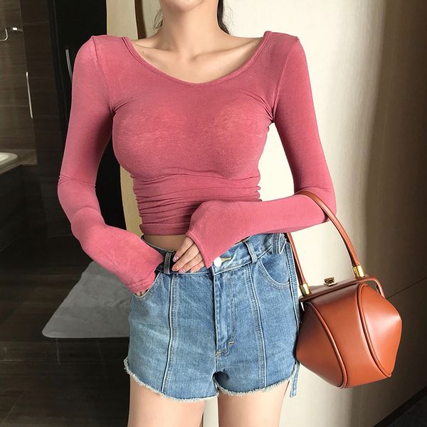 women's sweaters autumn women oneck knitted cropped girls full sleeve sheath thin knit crop for female 221124, White;black
women's sweaters autumn women oneck knitted cropped girls full sleeve sheath thin knit crop for female 221124, White;black