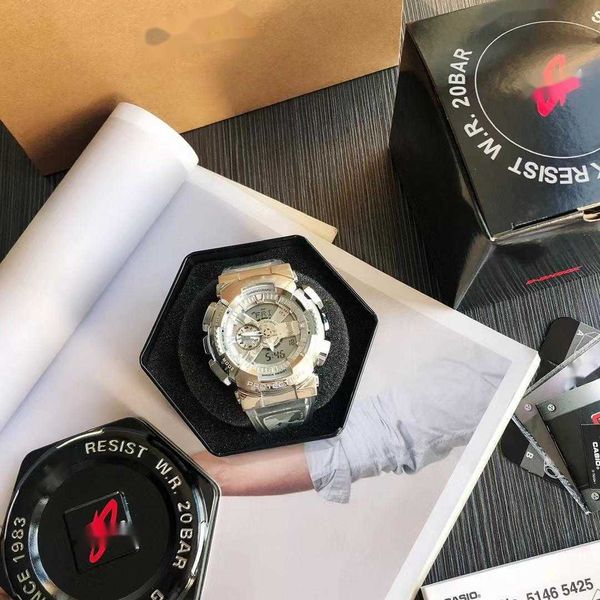 watches designer g display male running military watch led quartz sports relogio masculinity shock big cell 110, Silver
watches designer g display male running military watch led quartz sports relogio masculinity shock big cell 110, Silver