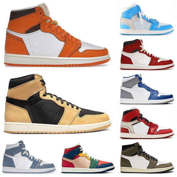 1s men women designer jumpman 1 basketball shoes denim chicago lost and found high og heirloom mid barely orange unc offfwhite red trainers
1s men women designer jumpman 1 basketball shoes denim chicago lost and found high og heirloom mid barely orange unc offfwhite red trainers