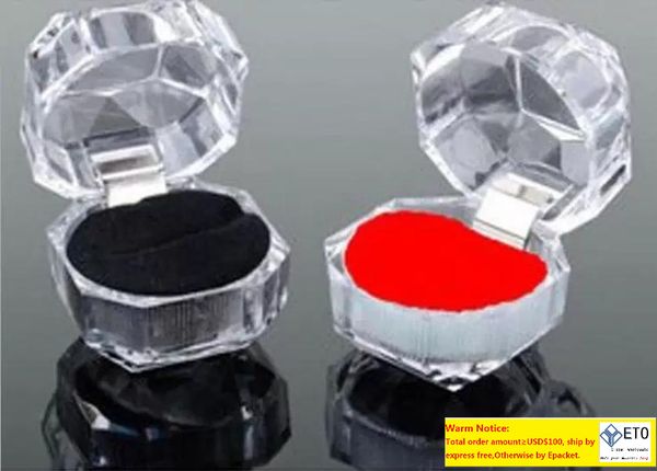acrylic ring box for jewellery packing display transparent carrying cases for ring gift, Black;white
acrylic ring box for jewellery packing display transparent carrying cases for ring gift, Black;white