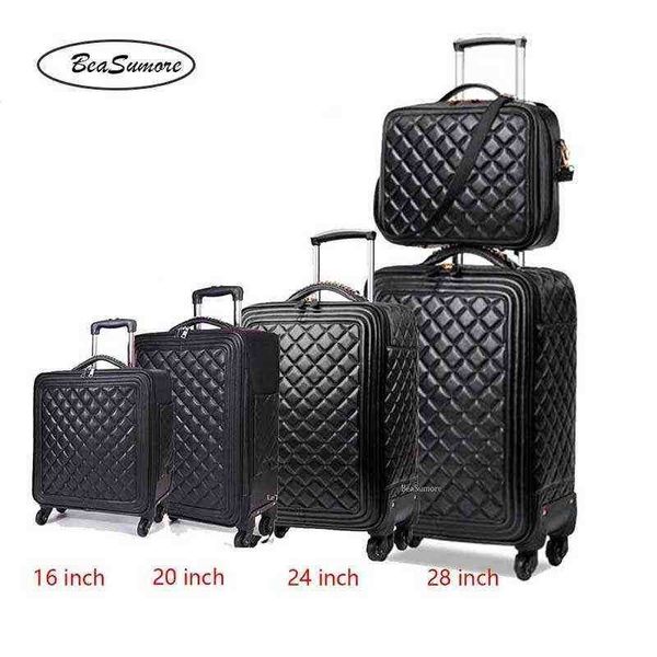 beasumore retro pu leather rolling luggage sets spinner inch women high capacity suitcase wheels men cabin trolley j220707
beasumore retro pu leather rolling luggage sets spinner inch women high capacity suitcase wheels men cabin trolley j220707