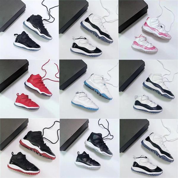 children 11 kids basketball shoes infant toddller space jam concord bred 11s boys girls kids sneaker pink navy blue snakeskin trai268a, Black
children 11 kids basketball shoes infant toddller space jam concord bred 11s boys girls kids sneaker pink navy blue snakeskin trai268a, Black