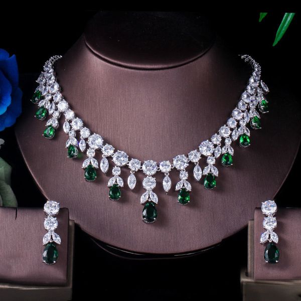 wedding jewelry sets threegraces luxury green cz stone earrings necklace brilliant big long drop bridal dress for women js256 221123, Slivery;golden
wedding jewelry sets threegraces luxury green cz stone earrings necklace brilliant big long drop bridal dress for women js256 221123, Slivery;golden