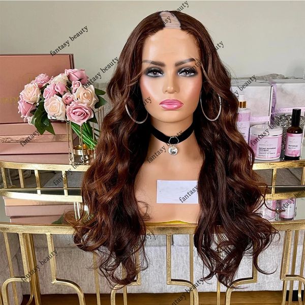 balayage highlight dark brown u part wig human hair middle parts auburn body wave glueless vpart wig unprocessed vrigin hairs, Black
balayage highlight dark brown u part wig human hair middle parts auburn body wave glueless vpart wig unprocessed vrigin hairs, Black