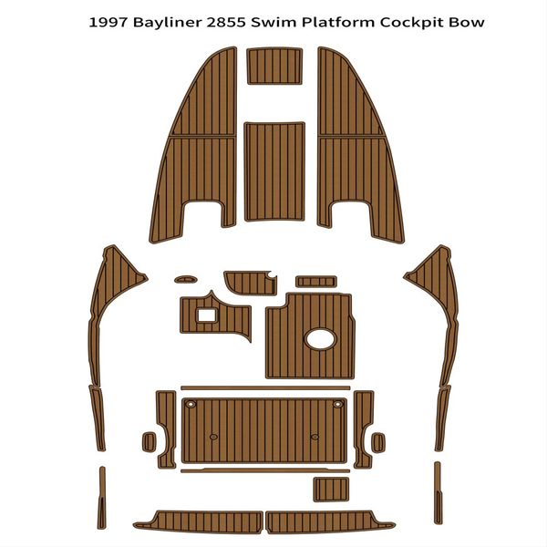 1997 bayliner 2855 swim platform cockpit bow boat eva foam teak floor pad mat
1997 bayliner 2855 swim platform cockpit bow boat eva foam teak floor pad mat
