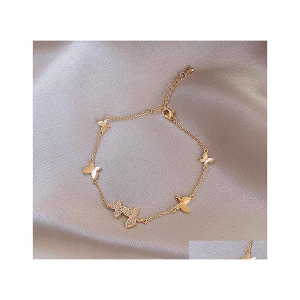 charm bracelets sier wedding bracelet for women couples classic crystal butterfly hand jewelry gifts drop delivery bracelets dhcjd, Golden;silver
charm bracelets sier wedding bracelet for women couples classic crystal butterfly hand jewelry gifts drop delivery bracelets dhcjd, Golden;silver