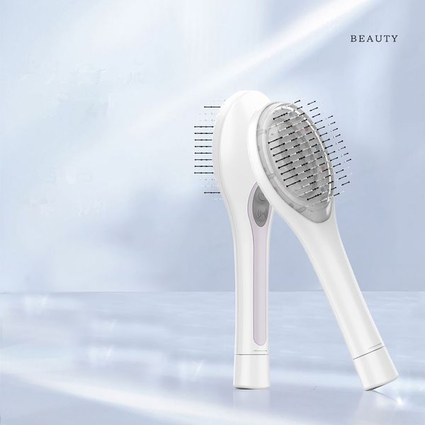 led hair growth portable high frequency hair-loss treatment scalp massager brush for salon with soft nylon bristles, Silver
led hair growth portable high frequency hair-loss treatment scalp massager brush for salon with soft nylon bristles, Silver