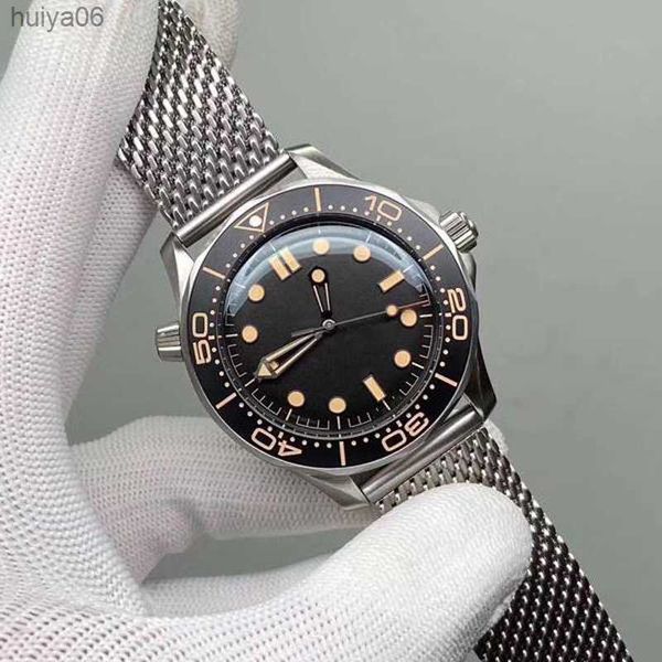 luxury mens watch automatic mechanical eta2813 movement stainless steel canvas no time to die men watches james bond 007 limited edition hui, Slivery;brown
luxury mens watch automatic mechanical eta2813 movement stainless steel canvas no time to die men watches james bond 007 limited edition hui, Slivery;brown