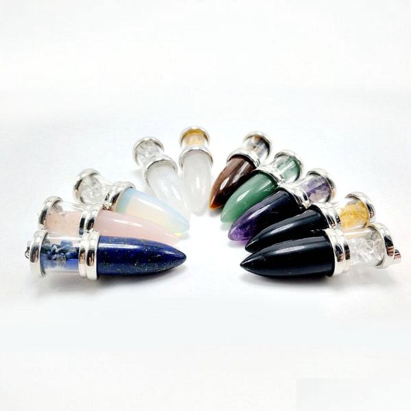 pendant necklaces natural crystal head gravel pendant healing pointed necklace yoga meditation aura quartz jewelry women and men dro dhm6k, Silver
pendant necklaces natural crystal head gravel pendant healing pointed necklace yoga meditation aura quartz jewelry women and men dro dhm6k, Silver